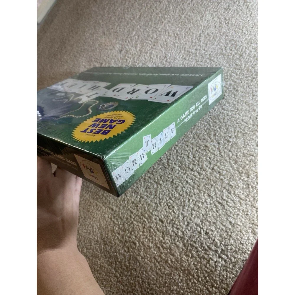 Vintage 1999 Wordthief Board Game Factory Sealed New Faby Games